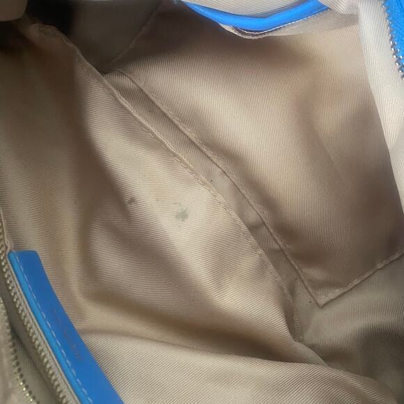 Jason Wu Dylan Woven Nylon Hobo Shoulder Bag in Vista Blue - Picture 8 of 8